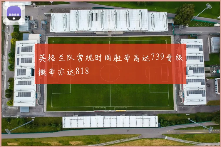 英格兰队常规时间胜率高达739晋级概率亦达818
